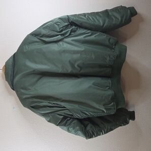 Rothco Ultra Force Military Bomber Puffer Jacket Green Mens Medium.EUC